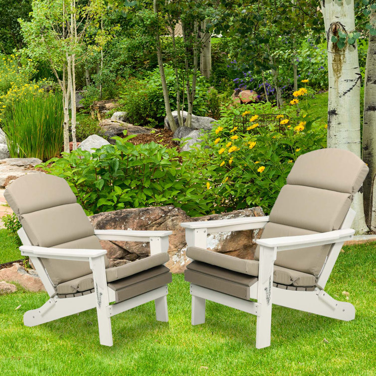 Chair pads for top adirondack chairs